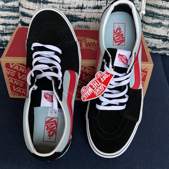 Vans Sk8-Low 2-Tone Black/Winter Sky MENS - Picture 13 of 16